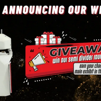 Semi Divider Rounder Giveaway Contest Winner at IBIE 2022