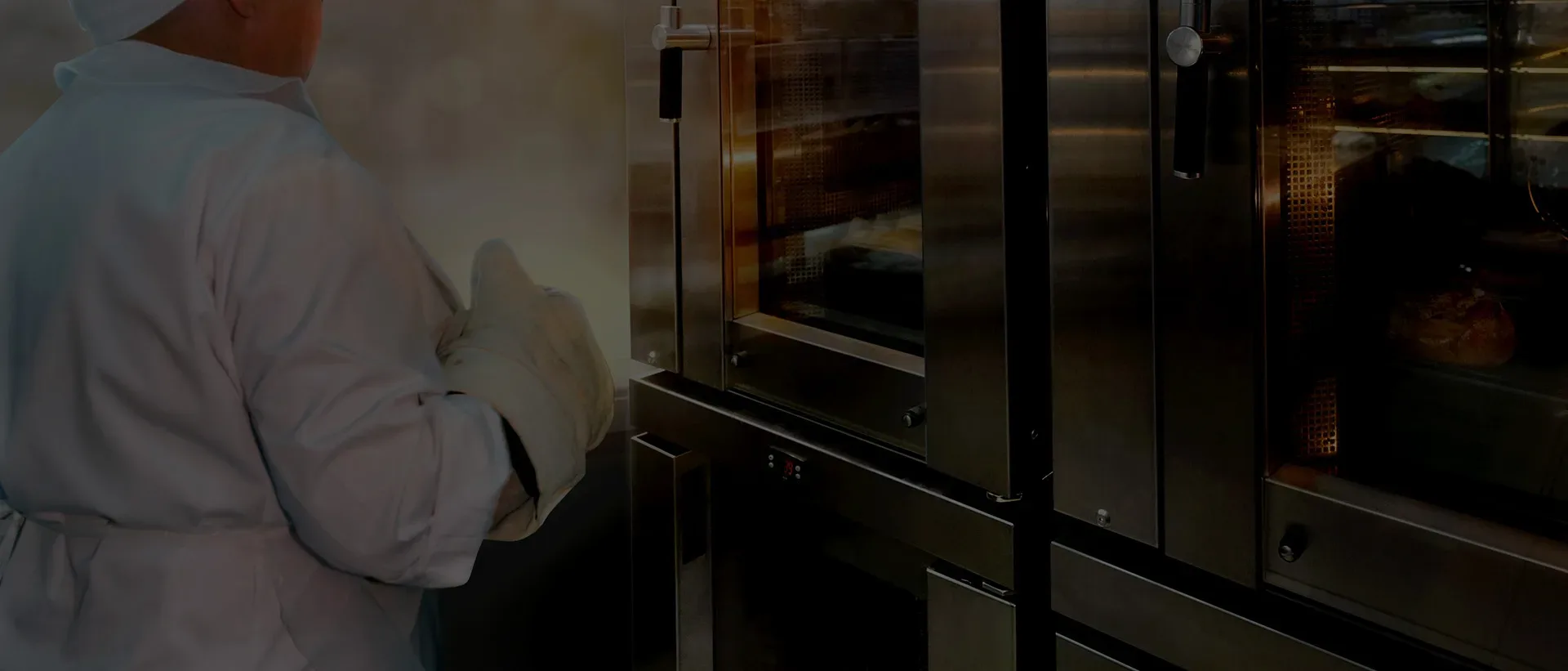 A professional chef and baker working in the kitchen