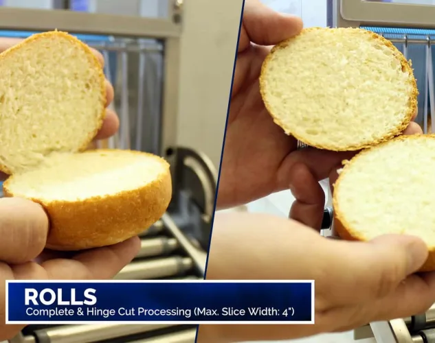 Bakery Slicer | Hinge & Complete Cuts | Bread & Rolls