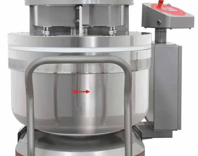 LP Group | LUX-R, Reinforced Removable Bowl Spiral Mixer, Front View