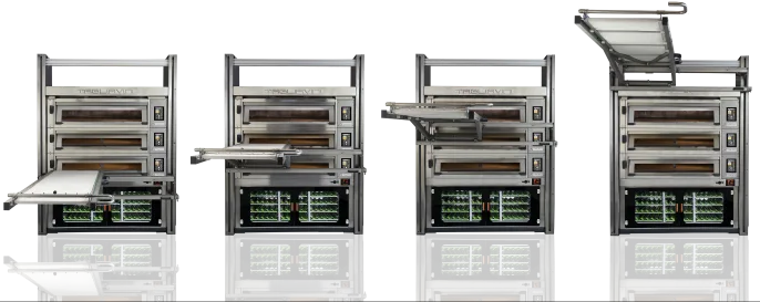 Modular Electric Deck Oven With Adjustable Integrated Loader