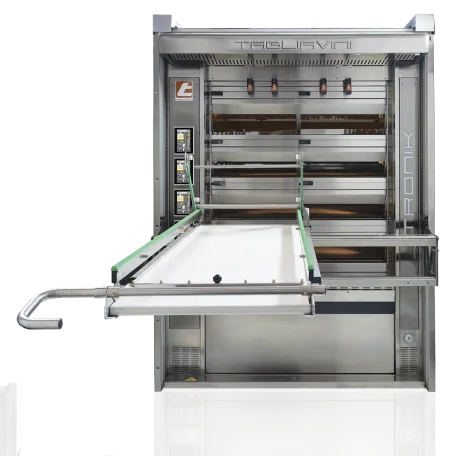 Industrial Electric Deck Oven with Adjustable Integrated Loader