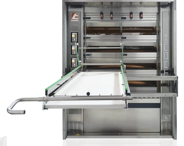 Industrial Electric Deck Oven with Adjustable Integrated Loader