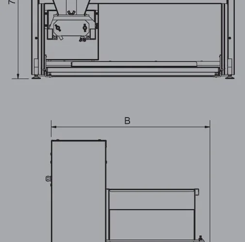 MONO | Epsilon Tabletop Confectionery Depositor Dimensions