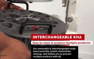 Interchangeable Dough Divider Rounder Head