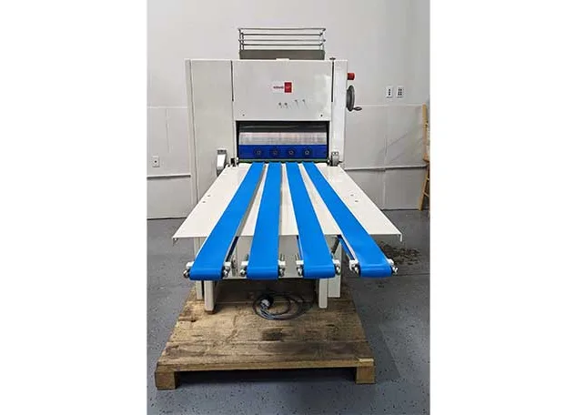 Erika Baking Equipment is offering this used, reconditioned Koenig Rex 4-Row continuous divider rounder for immediate sale!