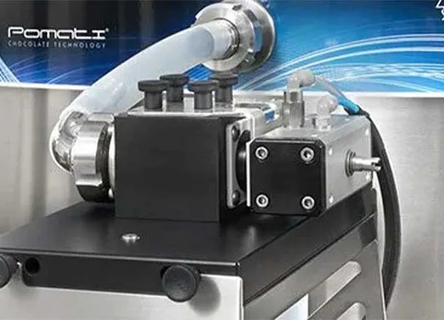 Tempering Machine with Pneumatic Valve | Tempering Line | Enrobing Line | Pomati | Bakery Equipment