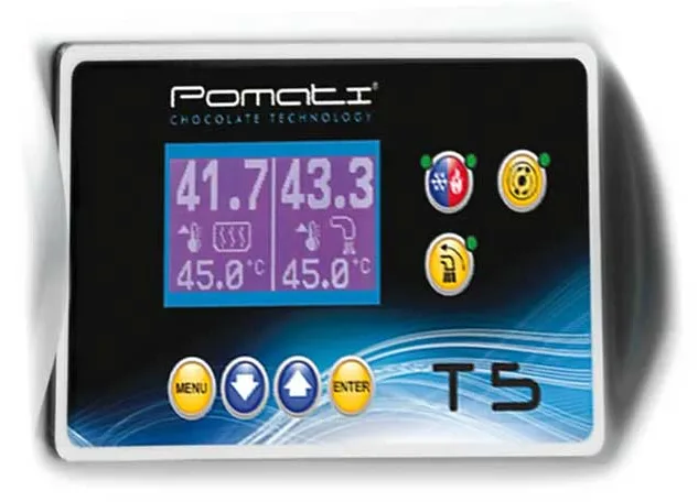 Pomati T5 Chocolate Tempering Machine - Electronic Control Panel