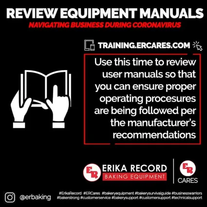 review equipment manuals