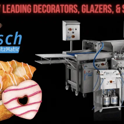 Erika Baking Equipment is an exclusive distributor of Frisch Sprizmatic glazing and enrobing solutions.