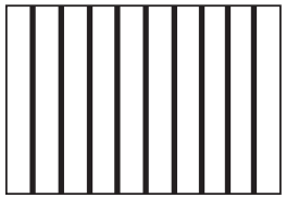 Grid layout diagram for the JAC Tradiform D10 long-format grid OPTGRILFOR1001, showing the 10-piece moulding pattern used for elongated bread production.