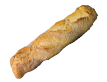 Finished long bread output from the JAC Tradiform D5 long-format grid, used to illustrate long-product moulding results.